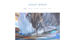 Desktop Screenshot of lesleybirchartist.com